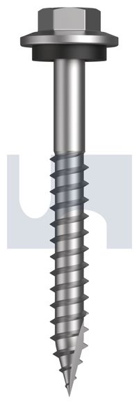 SCREW T17 HEX SEAL SS 316 12-11 X 50